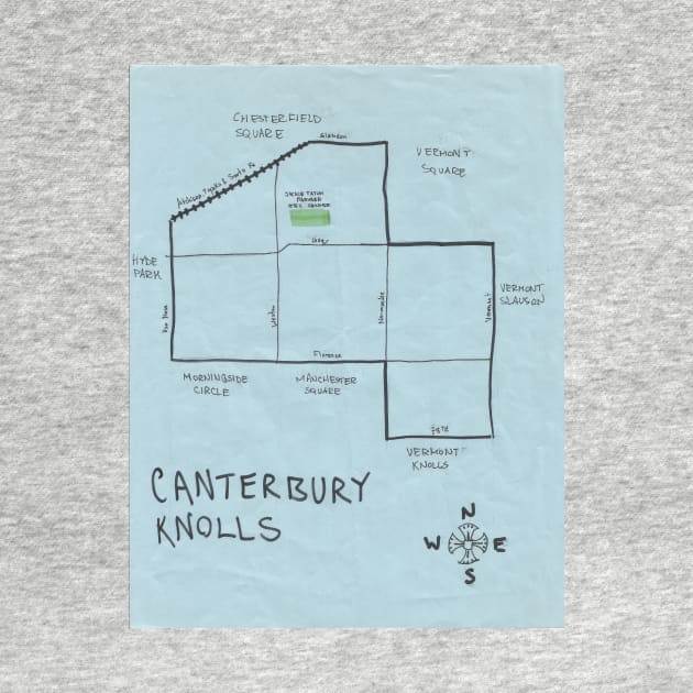 Canterbury Knolls by PendersleighAndSonsCartography